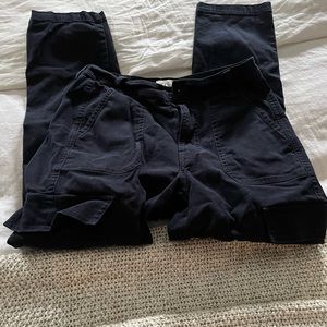 j crew navy cargot pants